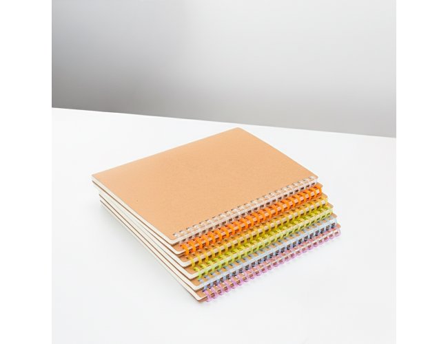 Caderno Kraft A5 com pauta
