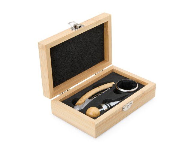 Kit Vinho Bambu 3 Peças