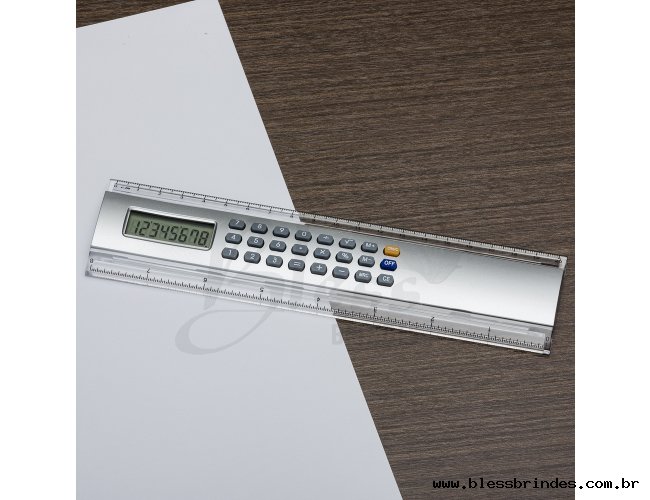 Rgua 20cm com Calculadora